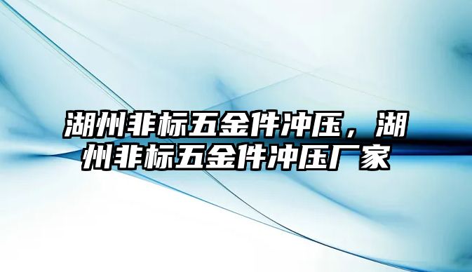 湖州非標五金件沖壓，湖州非標五金件沖壓廠家