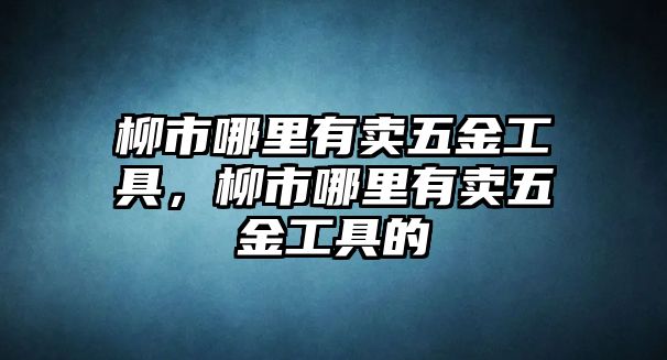 柳市哪里有賣五金工具，柳市哪里有賣五金工具的