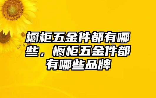 櫥柜五金件都有哪些，櫥柜五金件都有哪些品牌