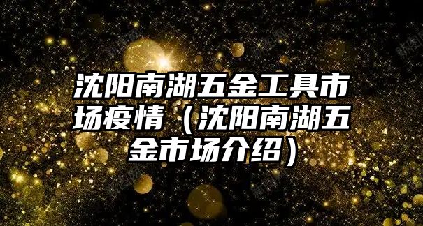 沈陽南湖五金工具市場疫情（沈陽南湖五金市場介紹）