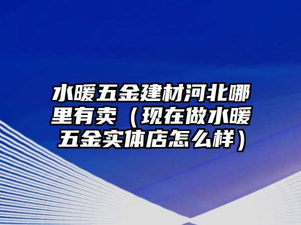 水暖五金建材河北哪里有賣（現在做水暖五金實體店怎么樣）