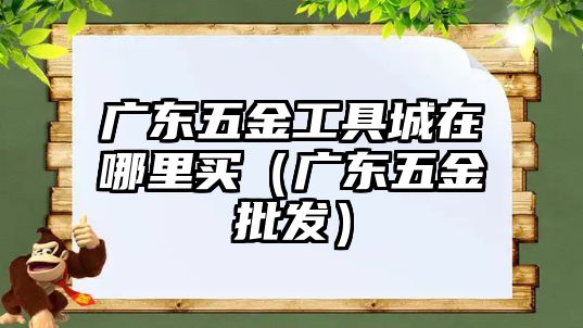 廣東五金工具城在哪里買（廣東五金批發）