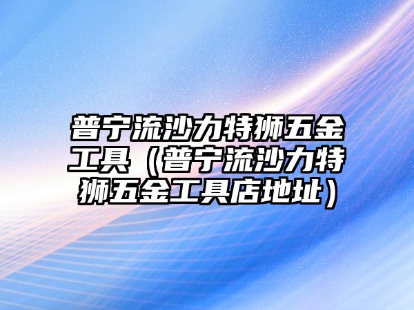 普寧流沙力特獅五金工具（普寧流沙力特獅五金工具店地址）