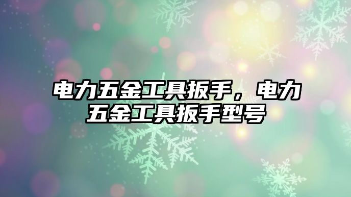 電力五金工具扳手，電力五金工具扳手型號(hào)