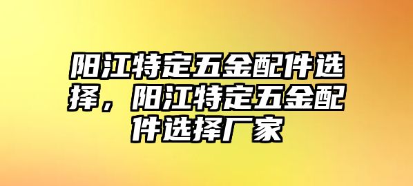 陽江特定五金配件選擇，陽江特定五金配件選擇廠家