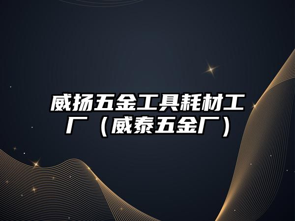 威揚五金工具耗材工廠（威泰五金廠）