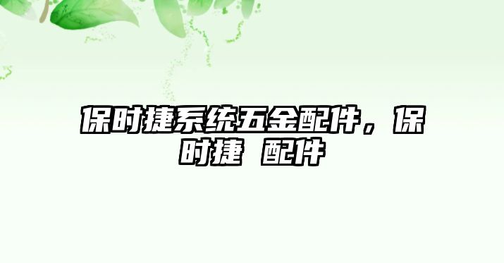 保時捷系統五金配件，保時捷 配件