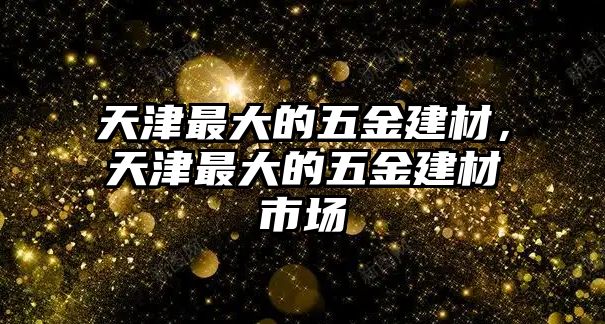 天津最大的五金建材，天津最大的五金建材市場