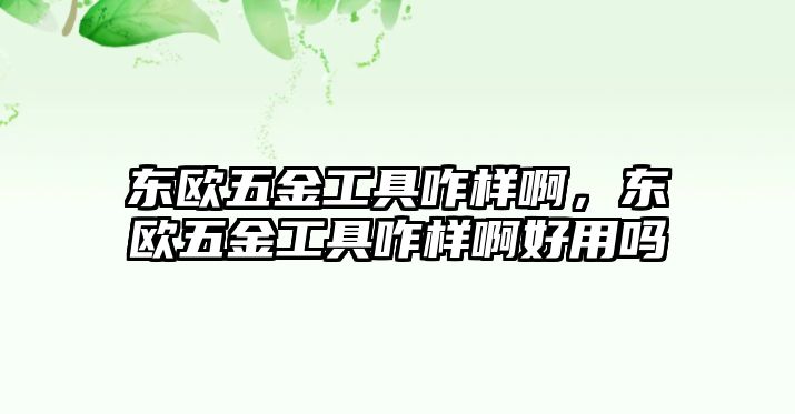 東歐五金工具咋樣啊，東歐五金工具咋樣啊好用嗎