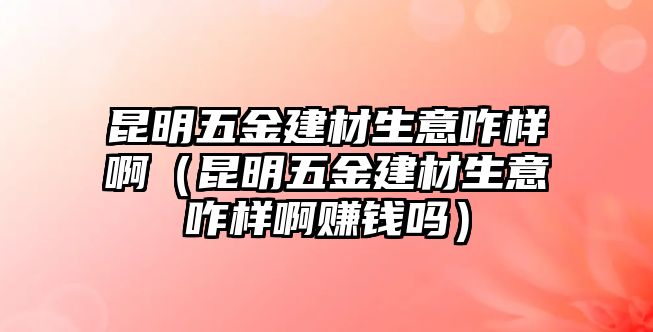 昆明五金建材生意咋樣啊（昆明五金建材生意咋樣啊賺錢嗎）