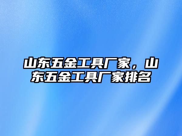 山東五金工具廠家，山東五金工具廠家排名