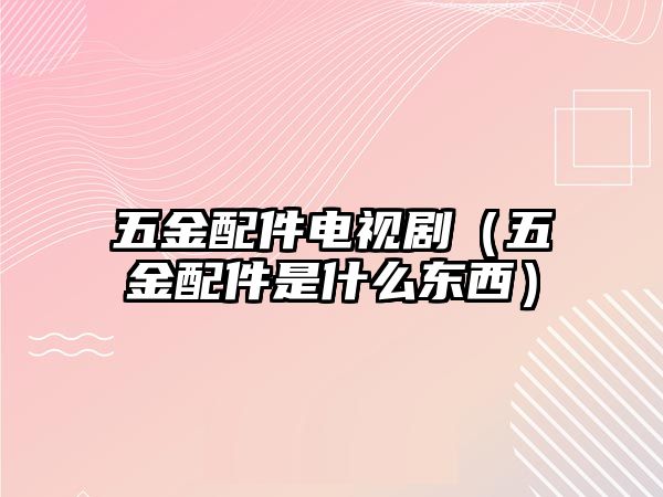 五金配件電視?。ㄎ褰鹋浼鞘裁礀|西）