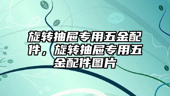 旋轉抽屜專用五金配件，旋轉抽屜專用五金配件圖片