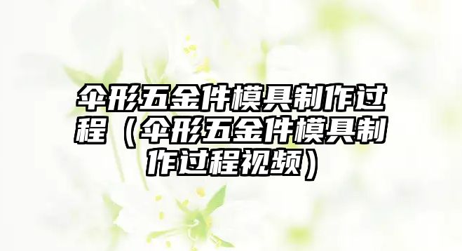 傘形五金件模具制作過程（傘形五金件模具制作過程視頻）