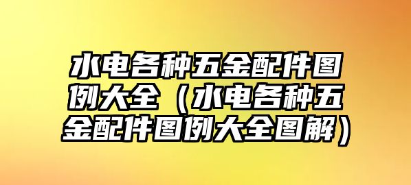 水電各種五金配件圖例大全（水電各種五金配件圖例大全圖解）