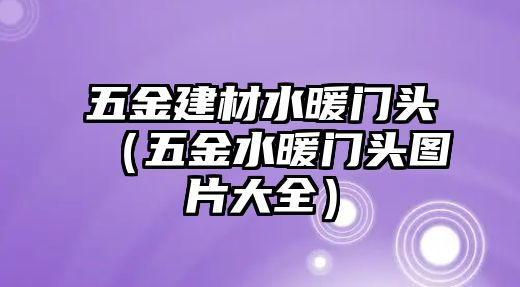 五金建材水暖門頭（五金水暖門頭圖片大全）