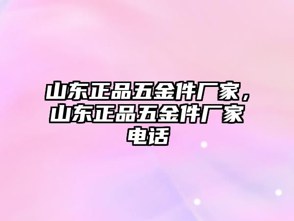 山東正品五金件廠家，山東正品五金件廠家電話