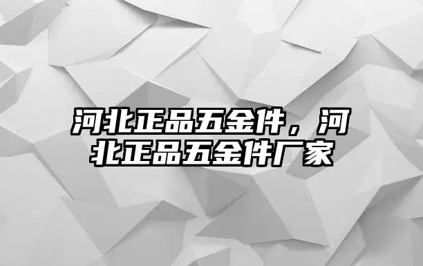 河北正品五金件，河北正品五金件廠家