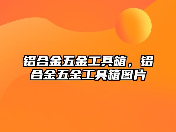 鋁合金五金工具箱，鋁合金五金工具箱圖片